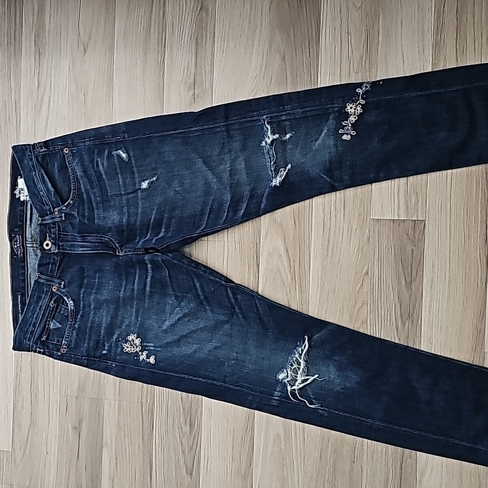 Lucky brand embroidery Slim Boyfriend Jeans 2/26
